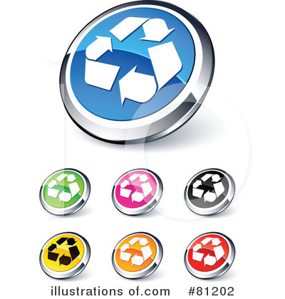 Royalty-Free (RF) Web Site Buttons Clipart Illustration by beboy - Stock Sample #81202