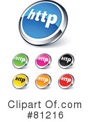 Web Site Buttons Clipart #81216 by beboy