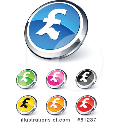Royalty-Free (RF) Web Site Buttons Clipart Illustration by beboy - Stock Sample #81237