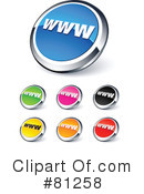Web Site Buttons Clipart #81258 by beboy