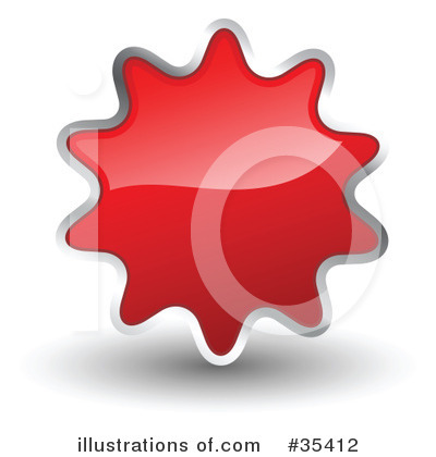 Royalty-Free (RF) Website Button Clipart Illustration by KJ Pargeter - Stock Sample #35412