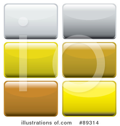 Royalty-Free (RF) Website Button Clipart Illustration by michaeltravers - Stock Sample #89314