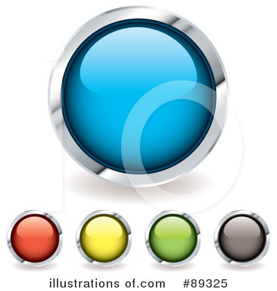 Royalty-Free (RF) Website Button Clipart Illustration by michaeltravers - Stock Sample #89325