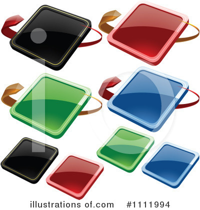 Royalty-Free (RF) Website Buttons Clipart Illustration by dero - Stock Sample #1111994
