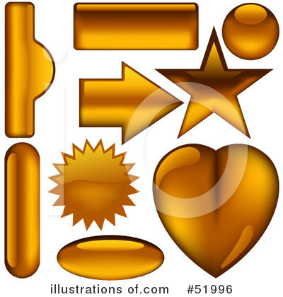 Royalty-Free (RF) Website Buttons Clipart Illustration by dero - Stock Sample #51996