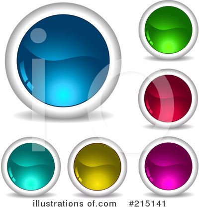 Royalty-Free (RF) Website Icons Clipart Illustration by KJ Pargeter - Stock Sample #215141
