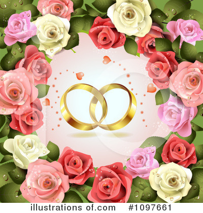 Wedding Background Clipart #1097661 by merlinul