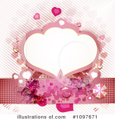 Royalty-Free (RF) Wedding Background Clipart Illustration by merlinul - Stock Sample #1097671