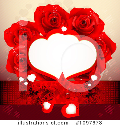 Royalty-Free (RF) Wedding Background Clipart Illustration by merlinul - Stock Sample #1097673