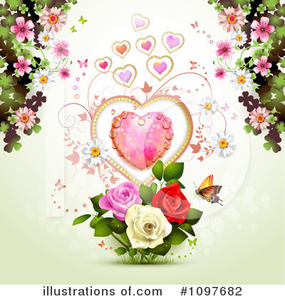 Wedding Background Clipart #1097682 by merlinul