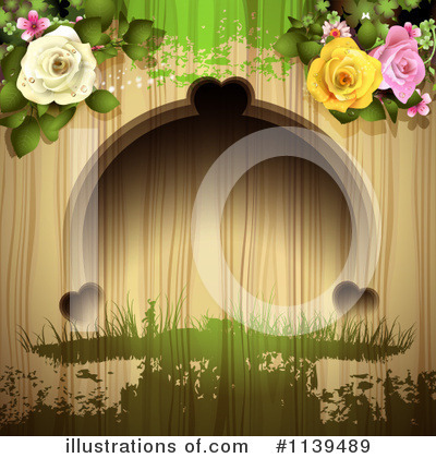 Royalty-Free (RF) Wedding Background Clipart Illustration by merlinul - Stock Sample #1139489