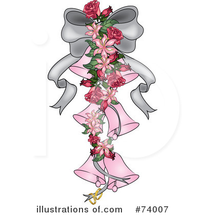Royalty-Free (RF) Wedding Bells Clipart Illustration by Pams Clipart - Stock Sample #74007