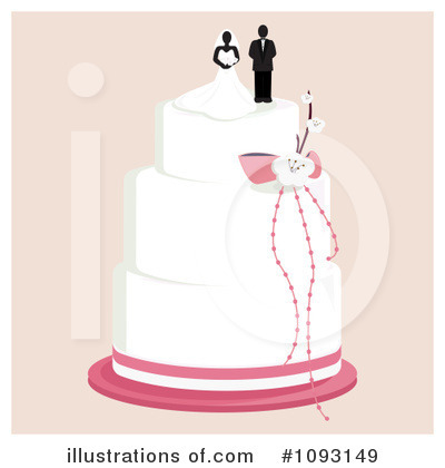 Wedding Cake Clipart #1093149 by Randomway