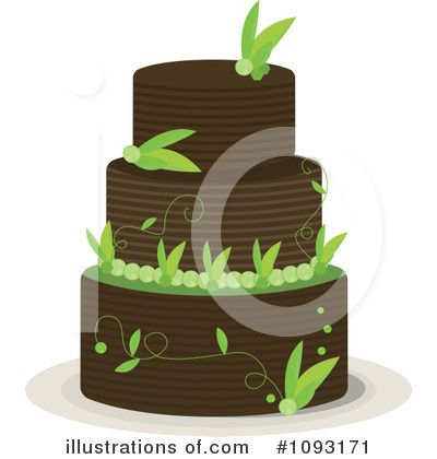 Royalty-Free (RF) Wedding Cake Clipart Illustration by Randomway - Stock Sample #1093171