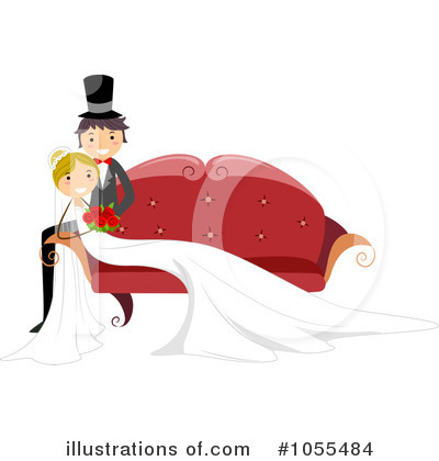 Royalty-Free (RF) Wedding Clipart Illustration by BNP Design Studio - Stock Sample #1055484