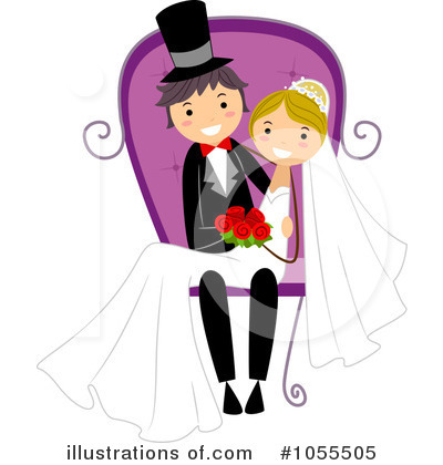 Royalty-Free (RF) Wedding Clipart Illustration by BNP Design Studio - Stock Sample #1055505