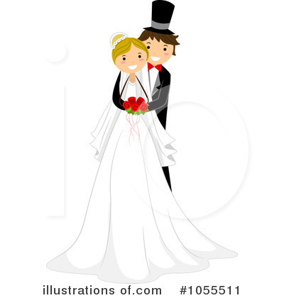 Royalty-Free (RF) Wedding Clipart Illustration by BNP Design Studio - Stock Sample #1055511