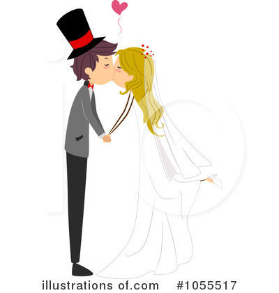 Royalty-Free (RF) Wedding Clipart Illustration by BNP Design Studio - Stock Sample #1055517