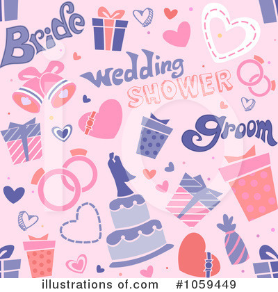 Royalty-Free (RF) Wedding Clipart Illustration by BNP Design Studio - Stock Sample #1059449