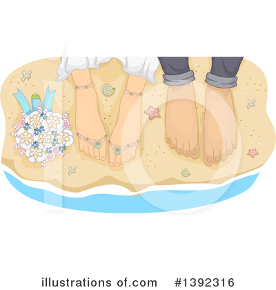 Royalty-Free (RF) Wedding Clipart Illustration by BNP Design Studio - Stock Sample #1392316