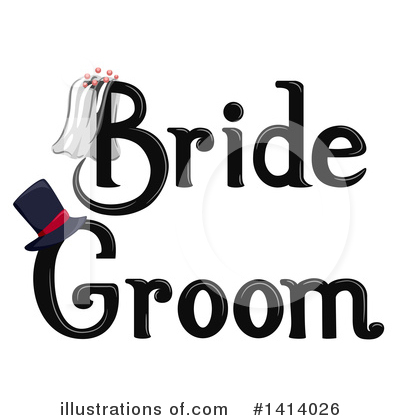 Royalty-Free (RF) Wedding Clipart Illustration by BNP Design Studio - Stock Sample #1414026