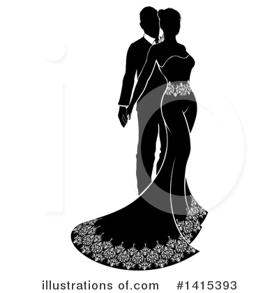 Royalty-Free (RF) Wedding Clipart Illustration by AtStockIllustration - Stock Sample #1415393