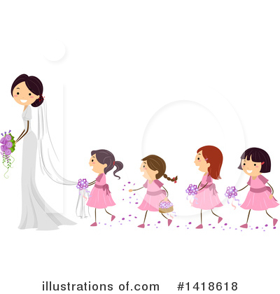Wedding Dress Clipart #1418618 by BNP Design Studio