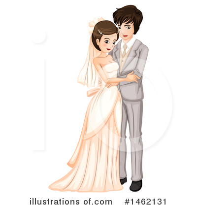 Wedding Couple Clipart #1462131 by Graphics RF