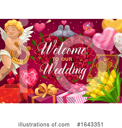 Royalty-Free (RF) Wedding Clipart Illustration by Vector Tradition SM - Stock Sample #1643351