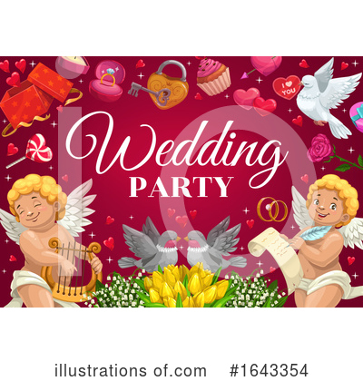 Royalty-Free (RF) Wedding Clipart Illustration by Vector Tradition SM - Stock Sample #1643354