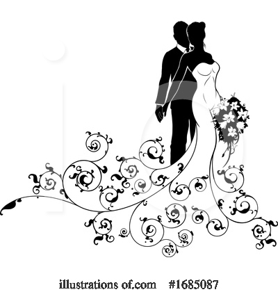 Royalty-Free (RF) Wedding Clipart Illustration by AtStockIllustration - Stock Sample #1685087