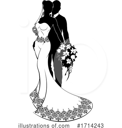 Royalty-Free (RF) Wedding Clipart Illustration by AtStockIllustration - Stock Sample #1714243
