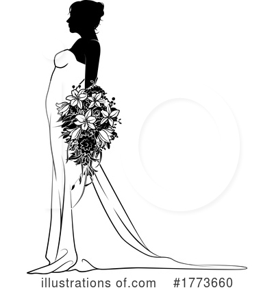 Royalty-Free (RF) Wedding Clipart Illustration by AtStockIllustration - Stock Sample #1773660
