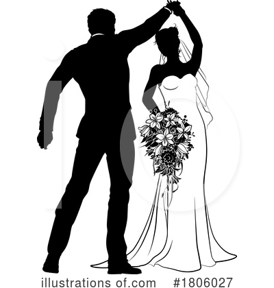 Royalty-Free (RF) Wedding Clipart Illustration by AtStockIllustration - Stock Sample #1806027