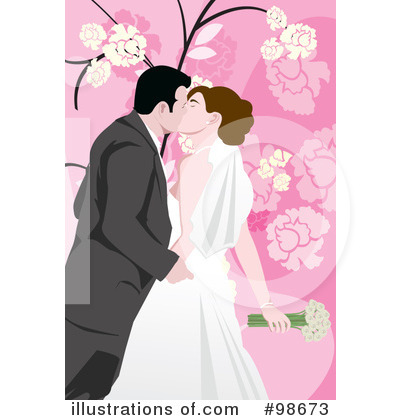 Royalty-Free (RF) Wedding Clipart Illustration by mayawizard101 - Stock Sample #98673