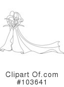Wedding Couple Clipart #103641 by Pams Clipart