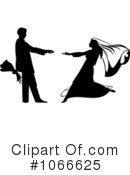 Wedding Couple Clipart #1066625 by Vector Tradition SM