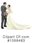 Wedding Couple Clipart #1068483 by AtStockIllustration