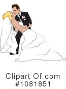 Wedding Couple Clipart #1081851 by Pams Clipart