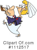 Wedding Couple Clipart #1112517 by toonaday