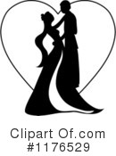 Wedding Couple Clipart #1176529 by Pams Clipart