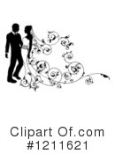 Wedding Couple Clipart #1211621 by AtStockIllustration