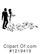 Wedding Couple Clipart #1219419 by AtStockIllustration