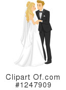 Wedding Couple Clipart #1247909 by BNP Design Studio