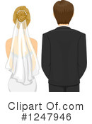 Wedding Couple Clipart #1247946 by BNP Design Studio