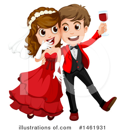 Just Married Clipart #1461931 by Graphics RF