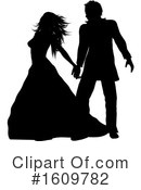 Wedding Couple Clipart #1609782 by KJ Pargeter