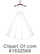 Wedding Dress Clipart #1632569 by Vector Tradition SM
