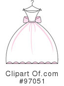 Wedding Dress Clipart #97051 by Pams Clipart