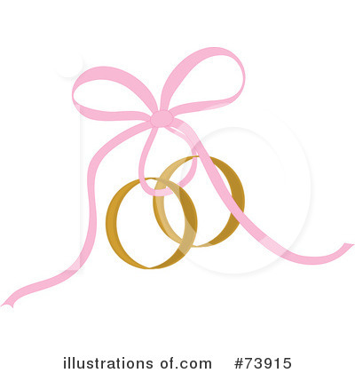 RoyaltyFree RF Wedding Rings Clipart Illustration by Rogue Design and 